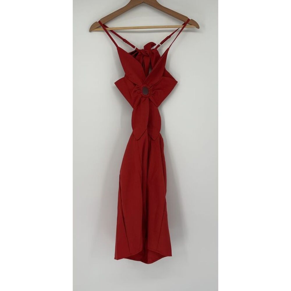 Boutique Backless Vacation Slip Dress